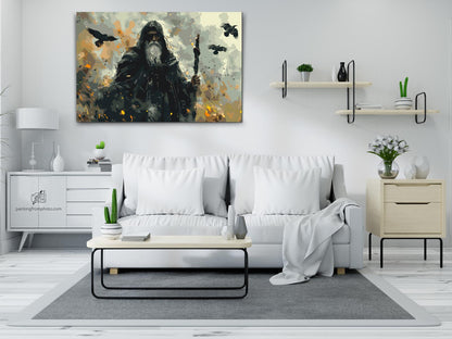 Paint by Numbers - Odin – Gud for død, krig og magi