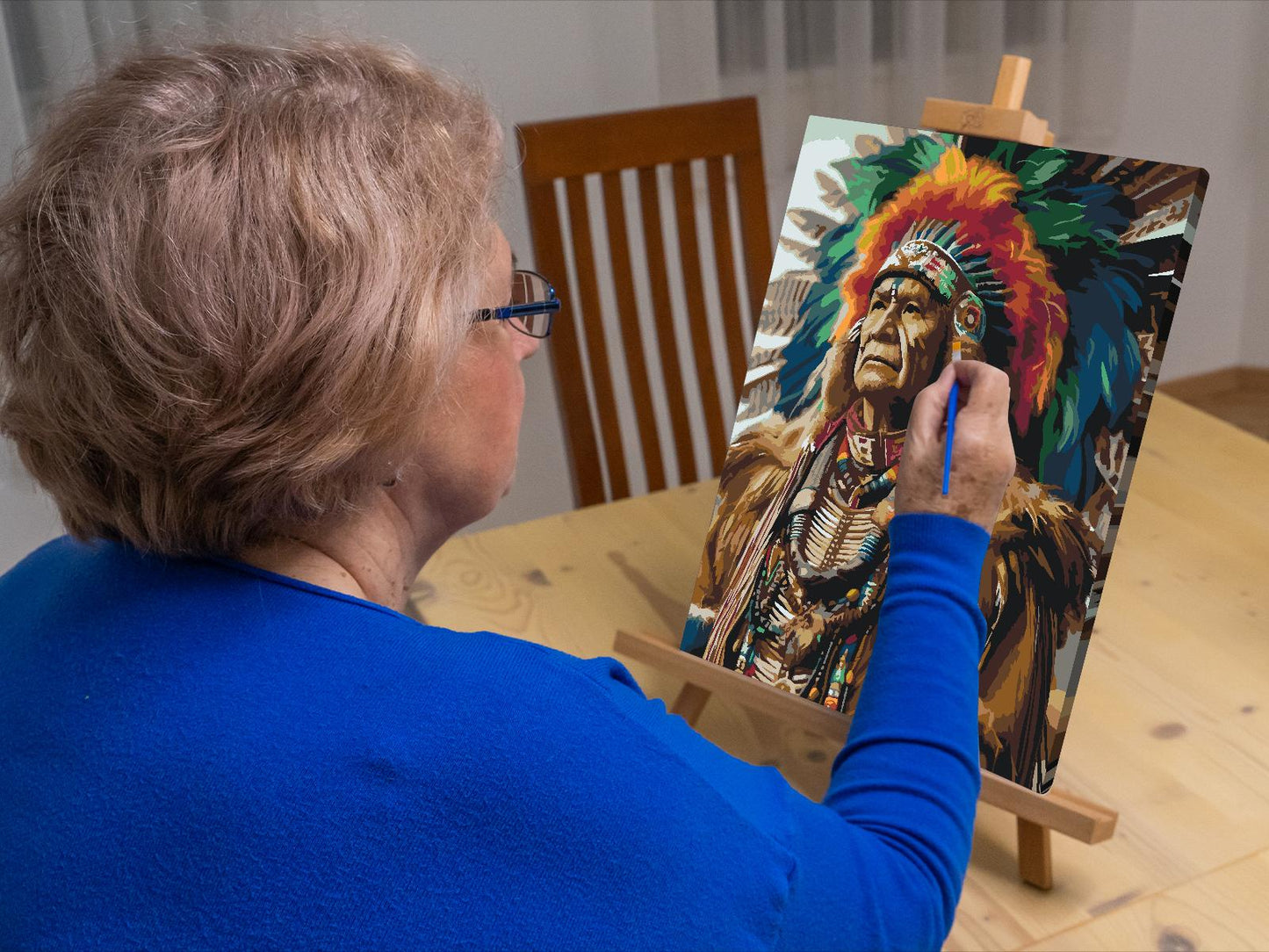 Paint by Numbers - Gammelindianer