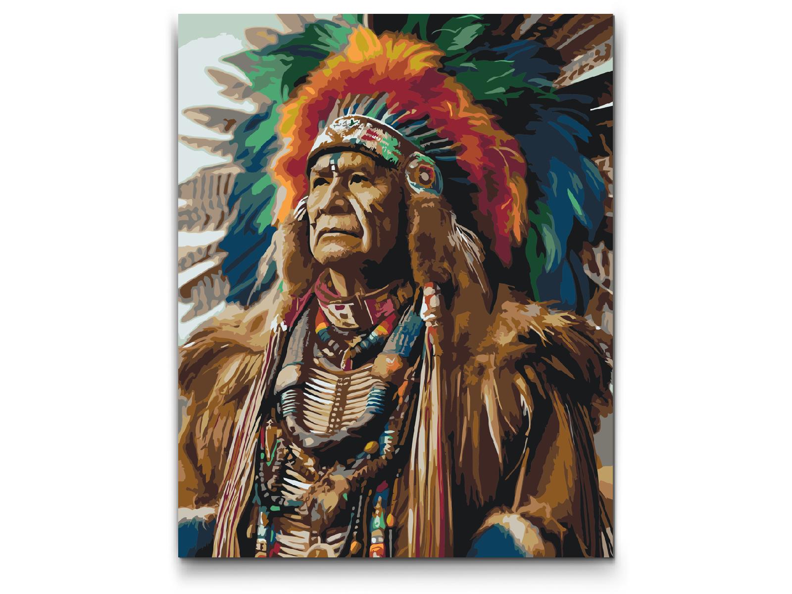 Paint by Numbers - Gammelindianer