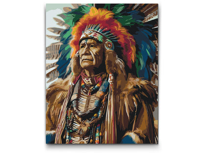 Paint by Numbers - Gammelindianer