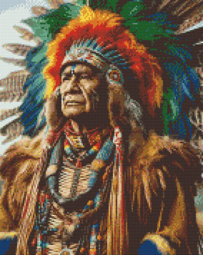 Diamond Painting - Gammelindianer