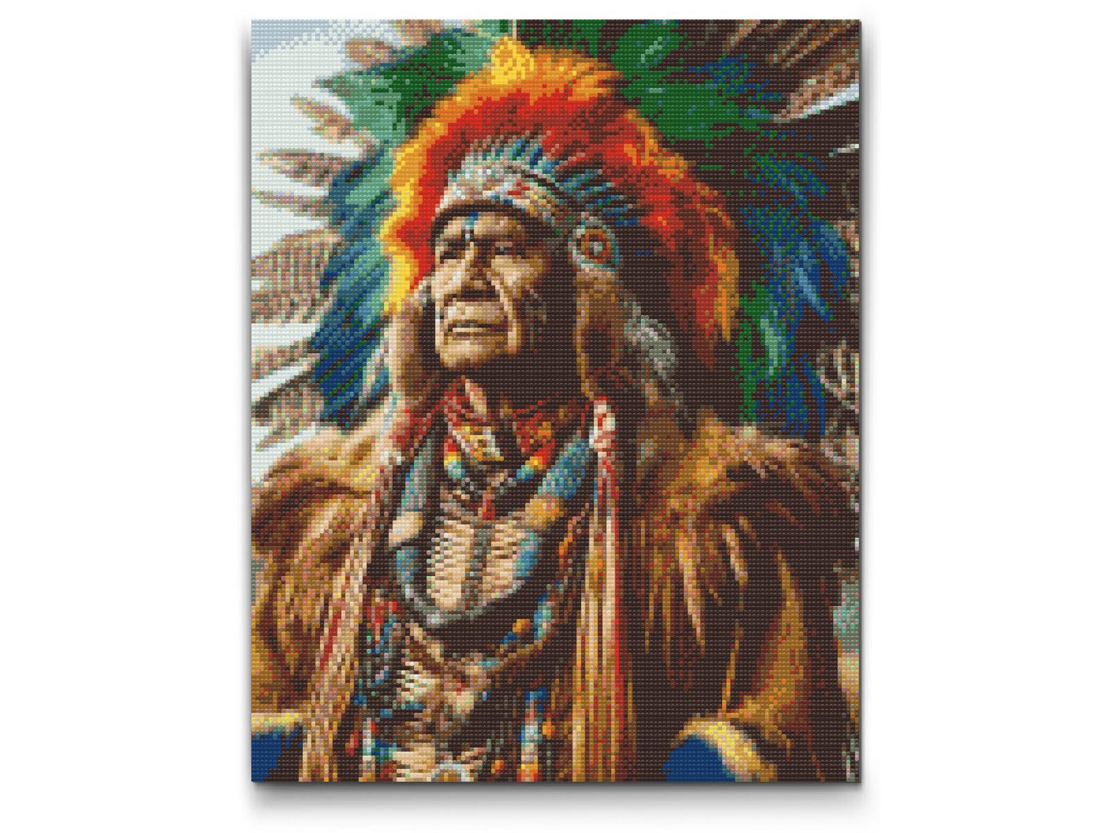 Diamond Painting - Gammelindianer