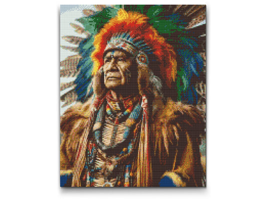 Diamond Painting - Gammelindianer