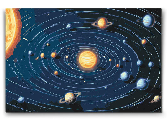 Paint by Numbers - Planeternes layout