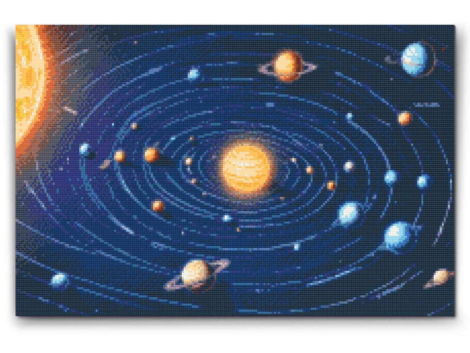 Diamond Painting - Planeternes layout