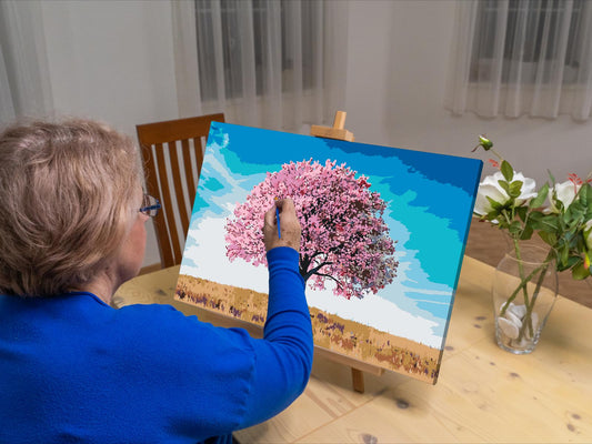 Paint by Numbers - Blomstrende skønhed
