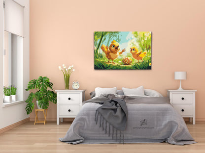 Paint by Numbers - Syngende kyllinger