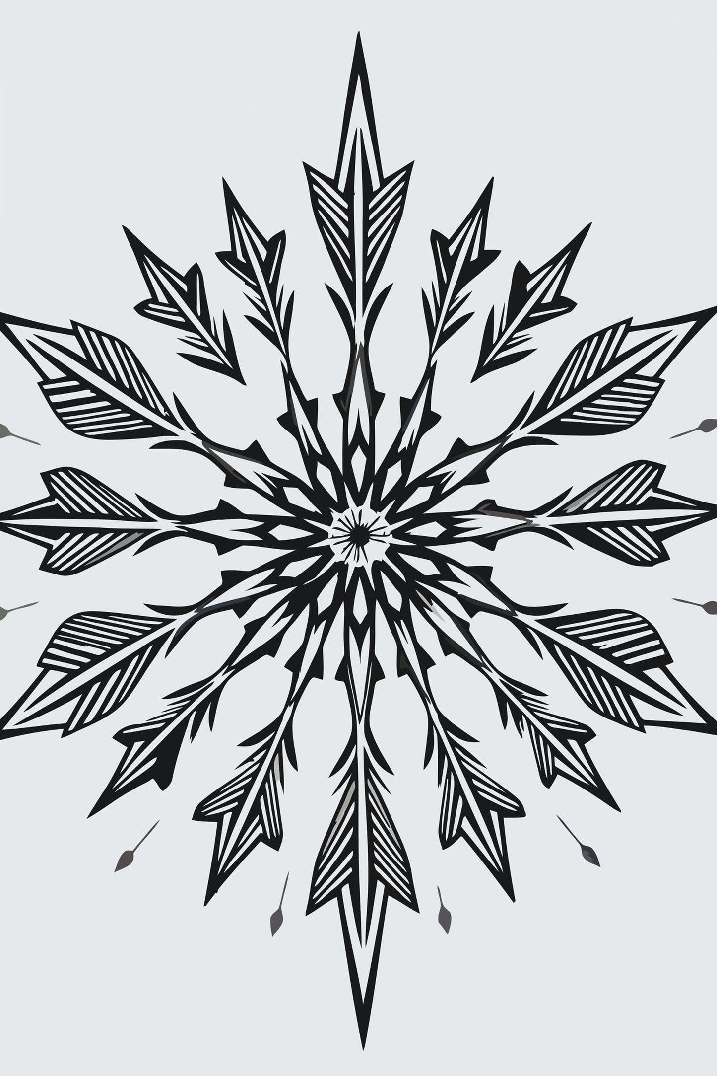 Paint by Numbers - Arrow Mandala