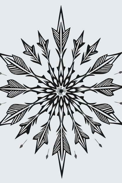 Paint by Numbers - Arrow Mandala