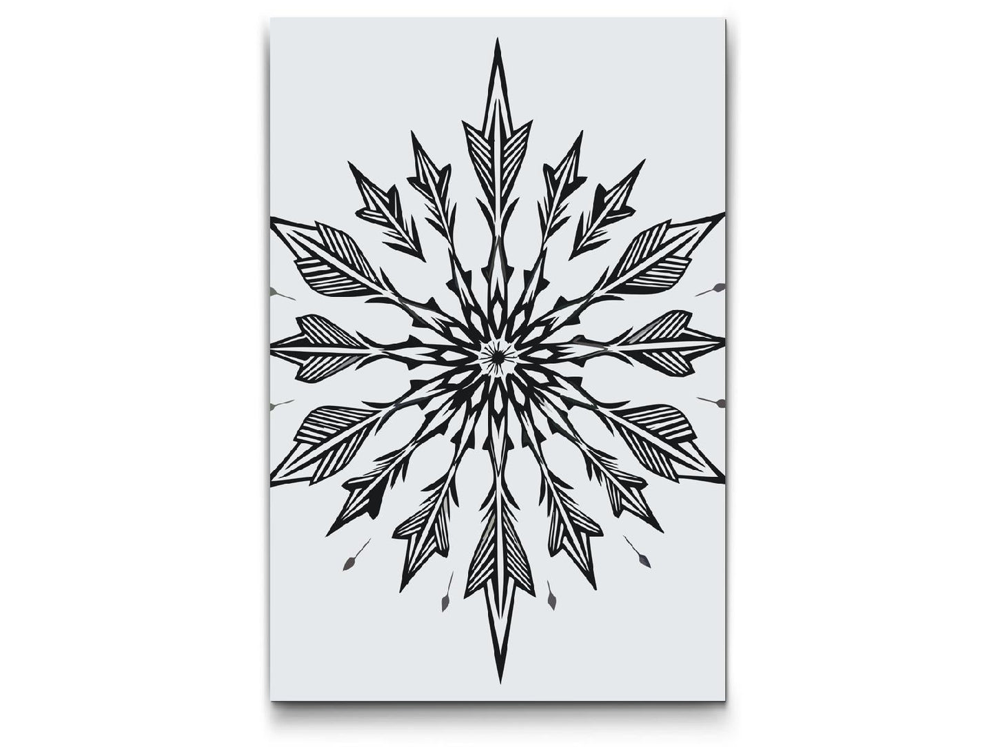 Paint by Numbers - Arrow Mandala