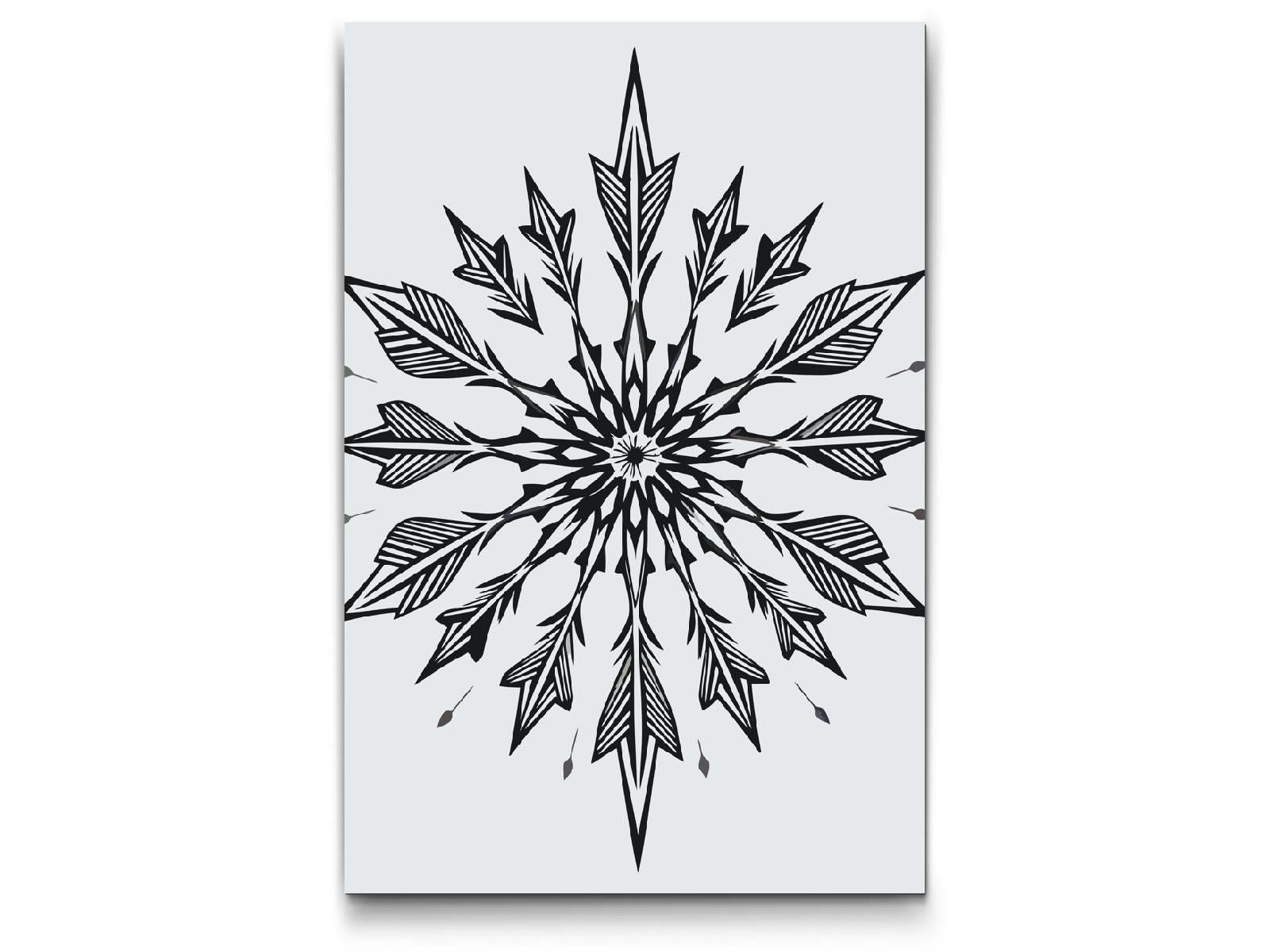 Paint by Numbers - Arrow Mandala