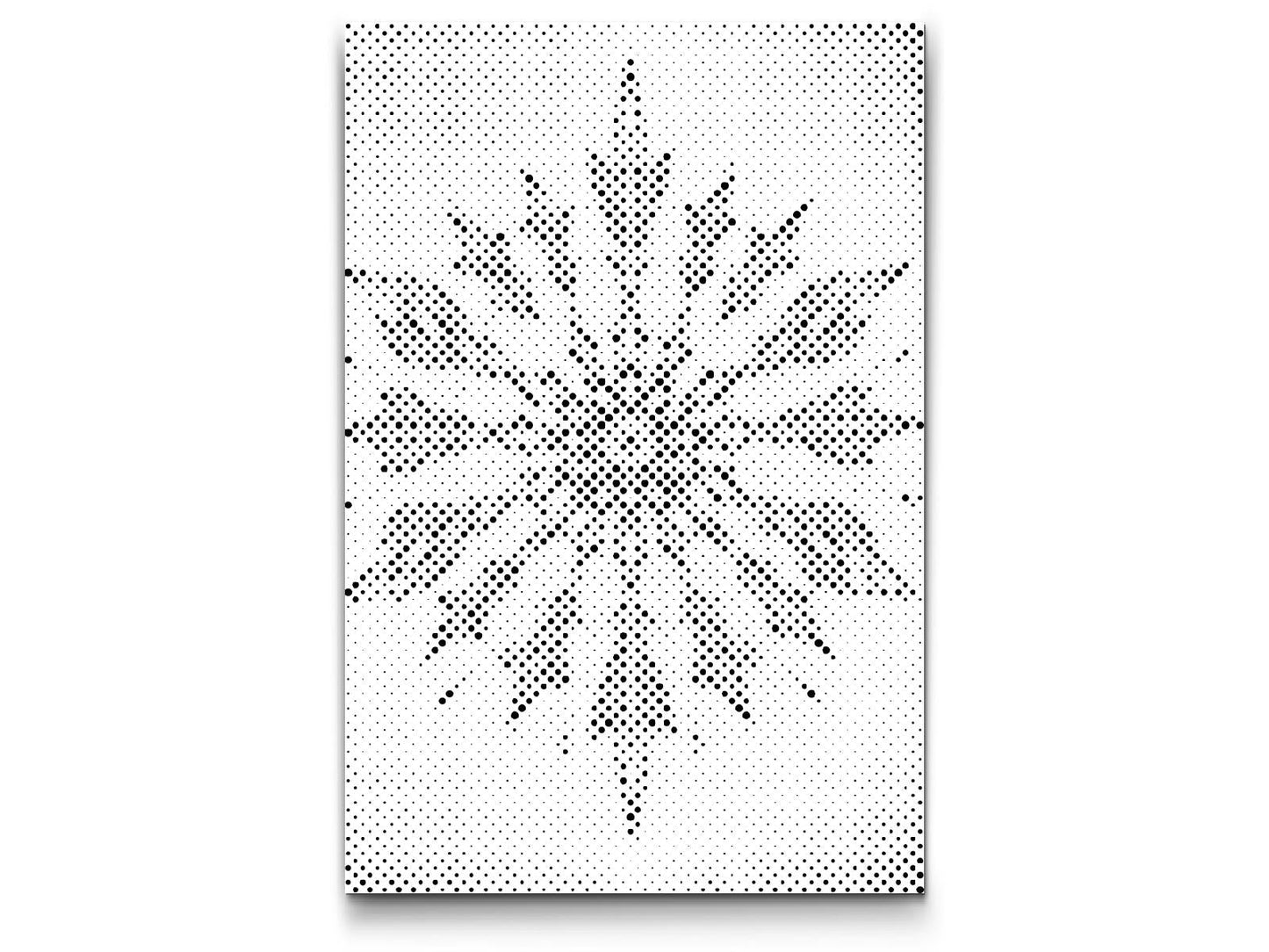 Mal-med-prikker -  Arrow Mandala