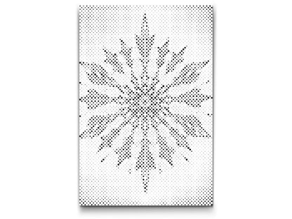 Mal-med-prikker -  Arrow Mandala