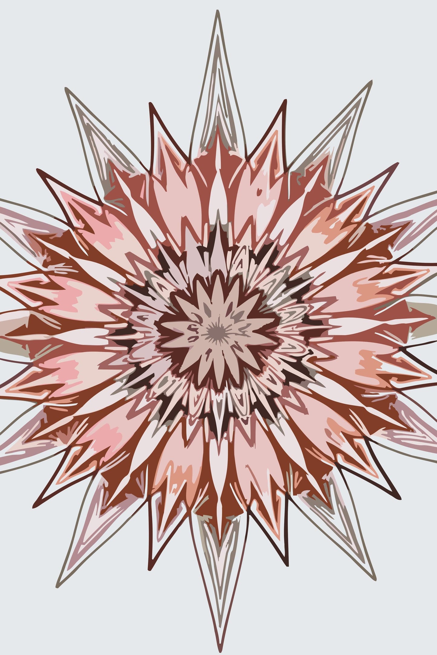 Paint by Numbers - Pigget Mandala