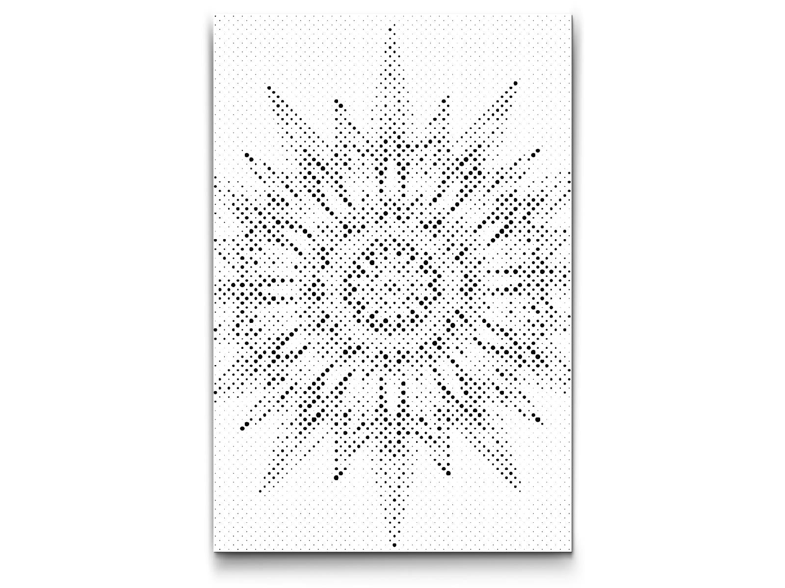 Mal-med-prikker -  Pigget Mandala