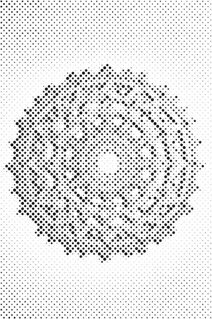 Mal-med-prikker -  Teknisk Mandala