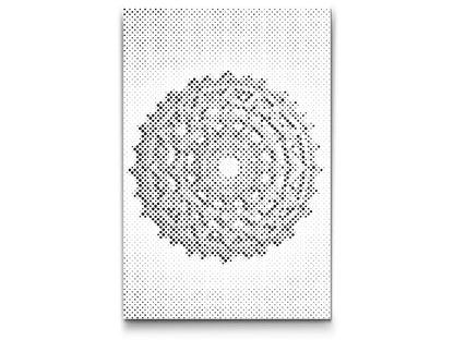 Mal-med-prikker -  Teknisk Mandala