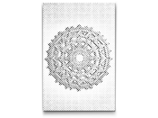 Mal-med-prikker -  Teknisk Mandala