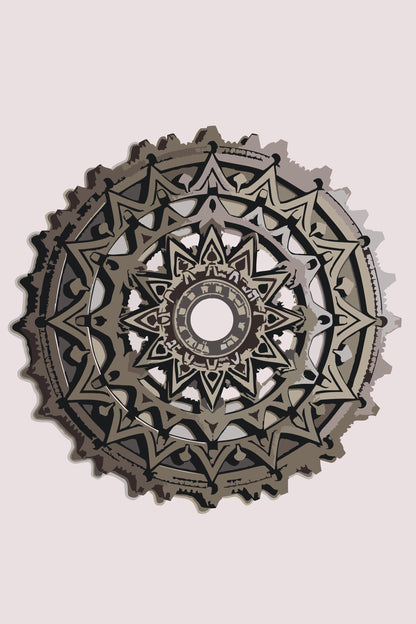 Paint by Numbers - Teknisk Mandala