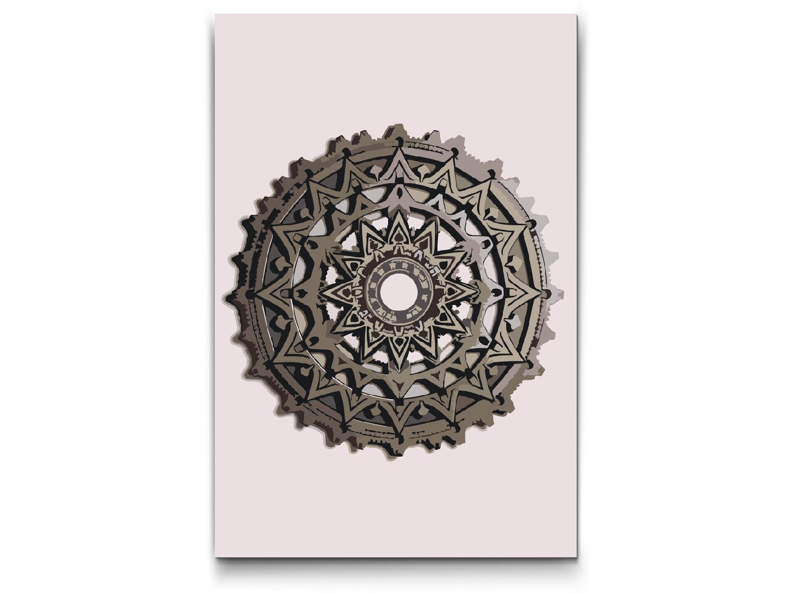 Paint by Numbers - Teknisk Mandala