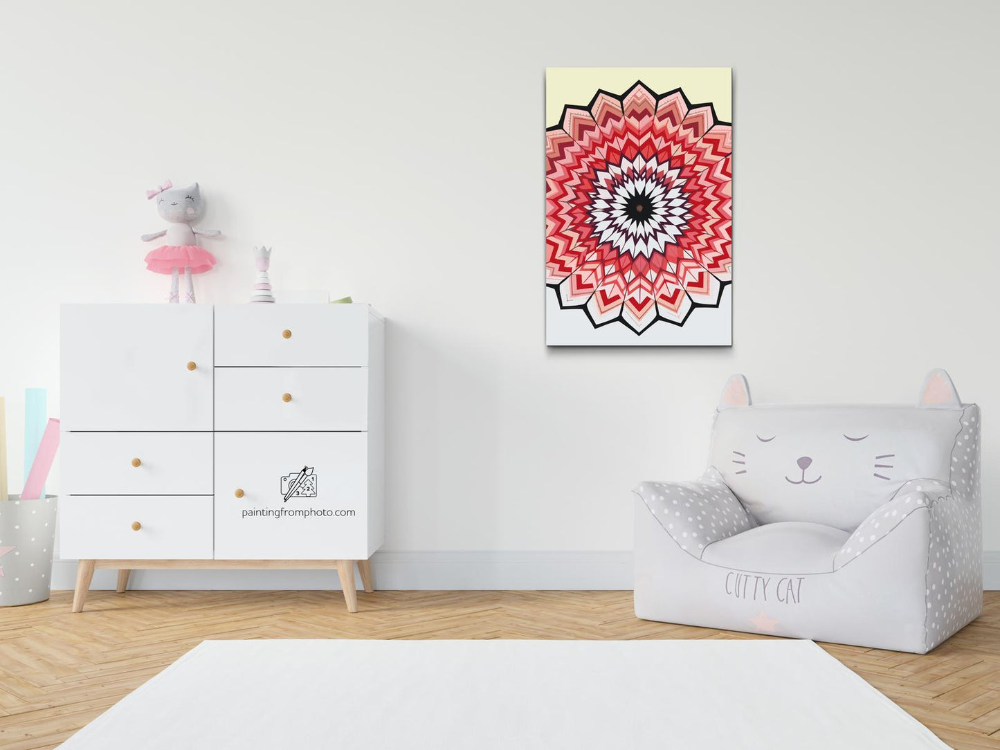 Paint by Numbers - Geometrisk Mandala