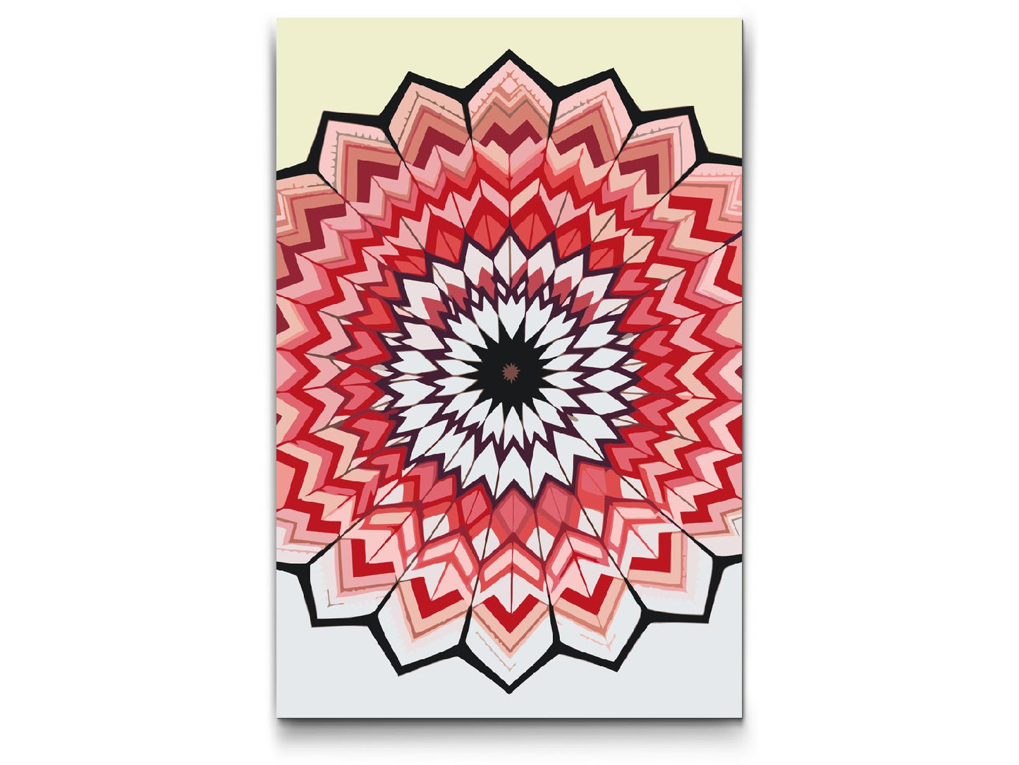 Paint by Numbers - Geometrisk Mandala