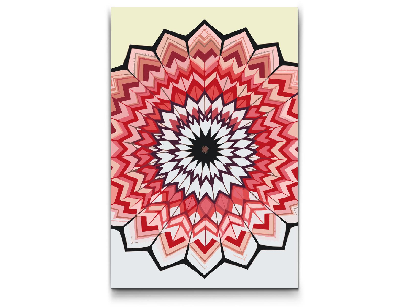 Paint by Numbers - Geometrisk Mandala