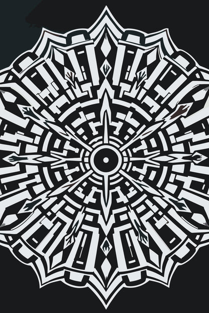 Paint by Numbers - Labyrint Mandala