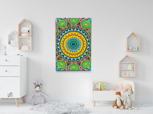Diamond Painting - Mandala inspireret af naturen