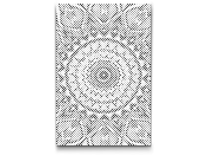 Mal-med-prikker -  Mandala inspireret af naturen