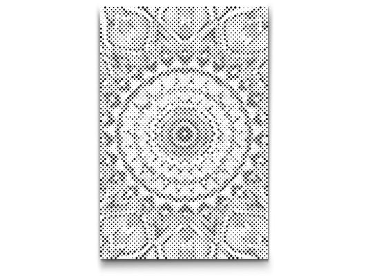 Mal-med-prikker -  Mandala inspireret af naturen