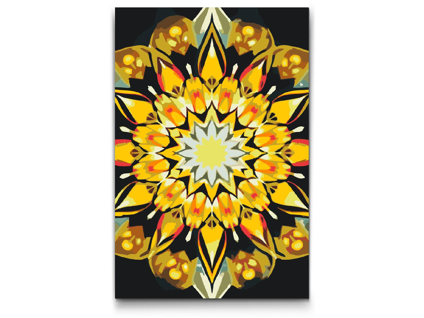 Paint by Numbers - Mandala i solfarver
