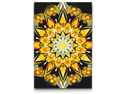 Paint by Numbers - Mandala i solfarver