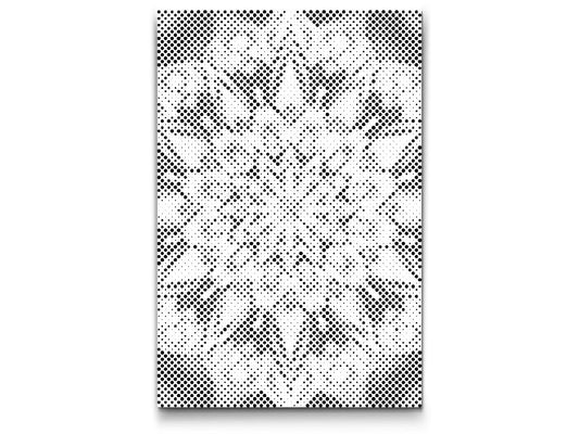 Mal-med-prikker -  Mandala i solfarver