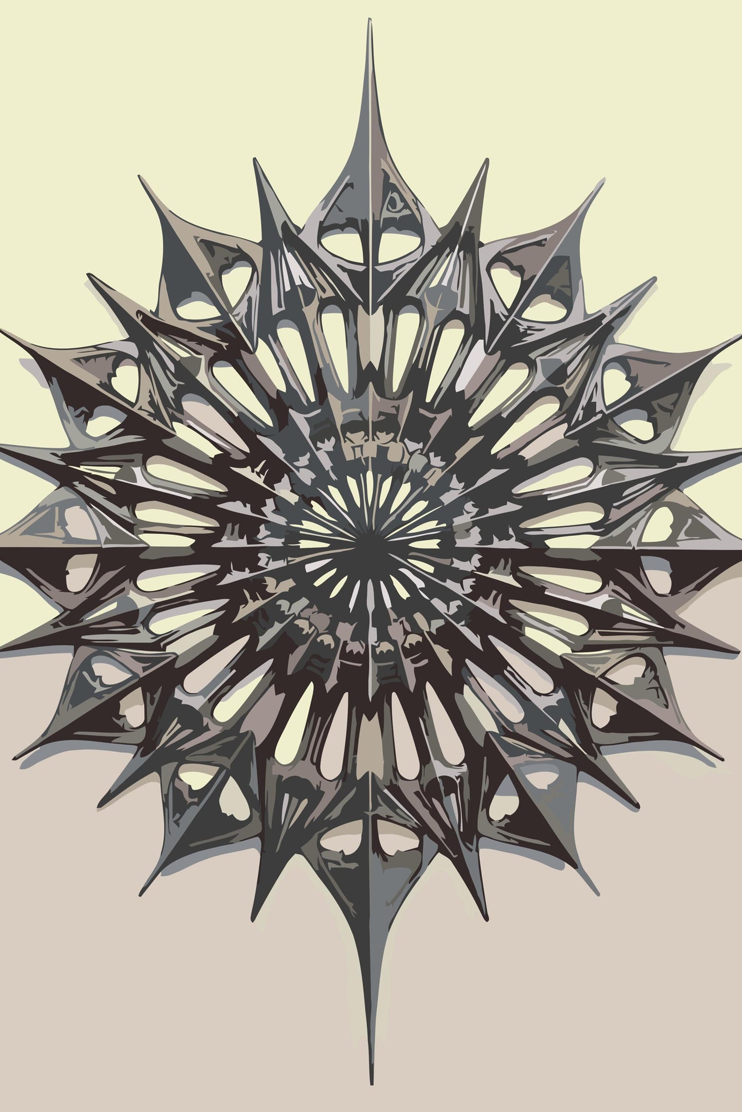 Paint by Numbers - Minimalistisk Mandala