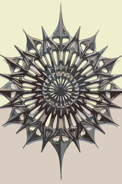 Paint by Numbers - Minimalistisk Mandala