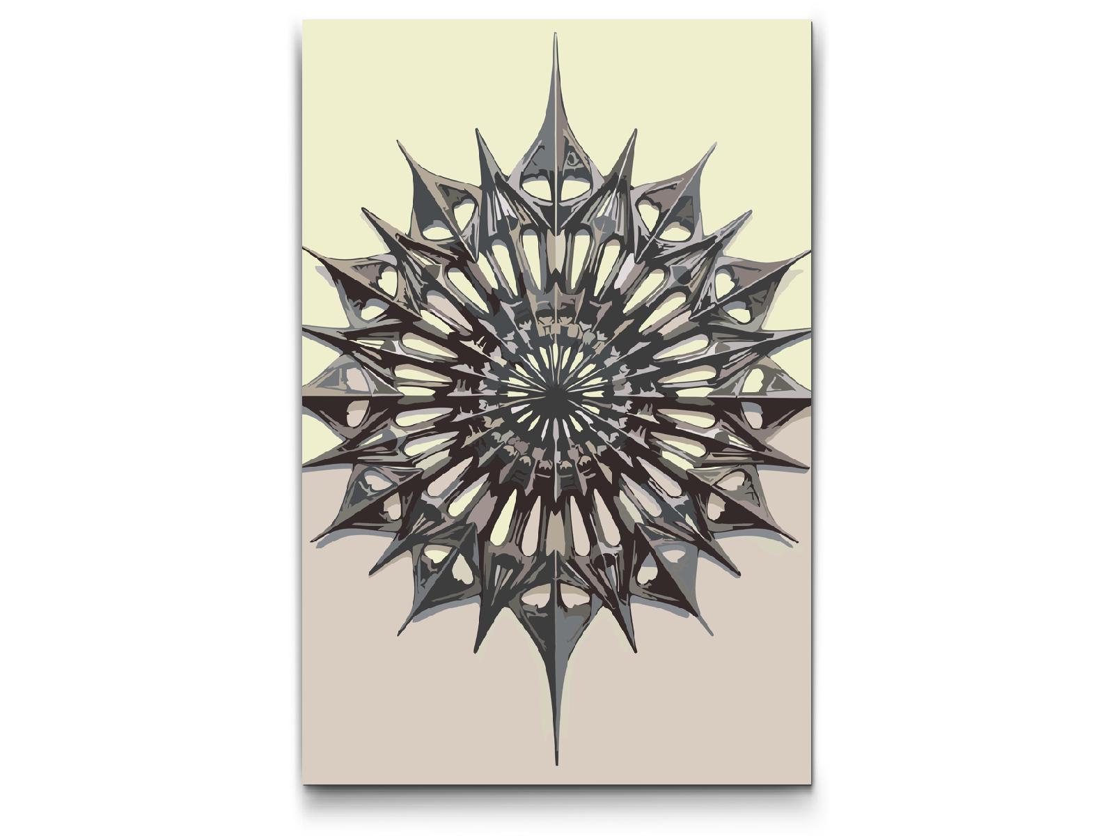 Paint by Numbers - Minimalistisk Mandala