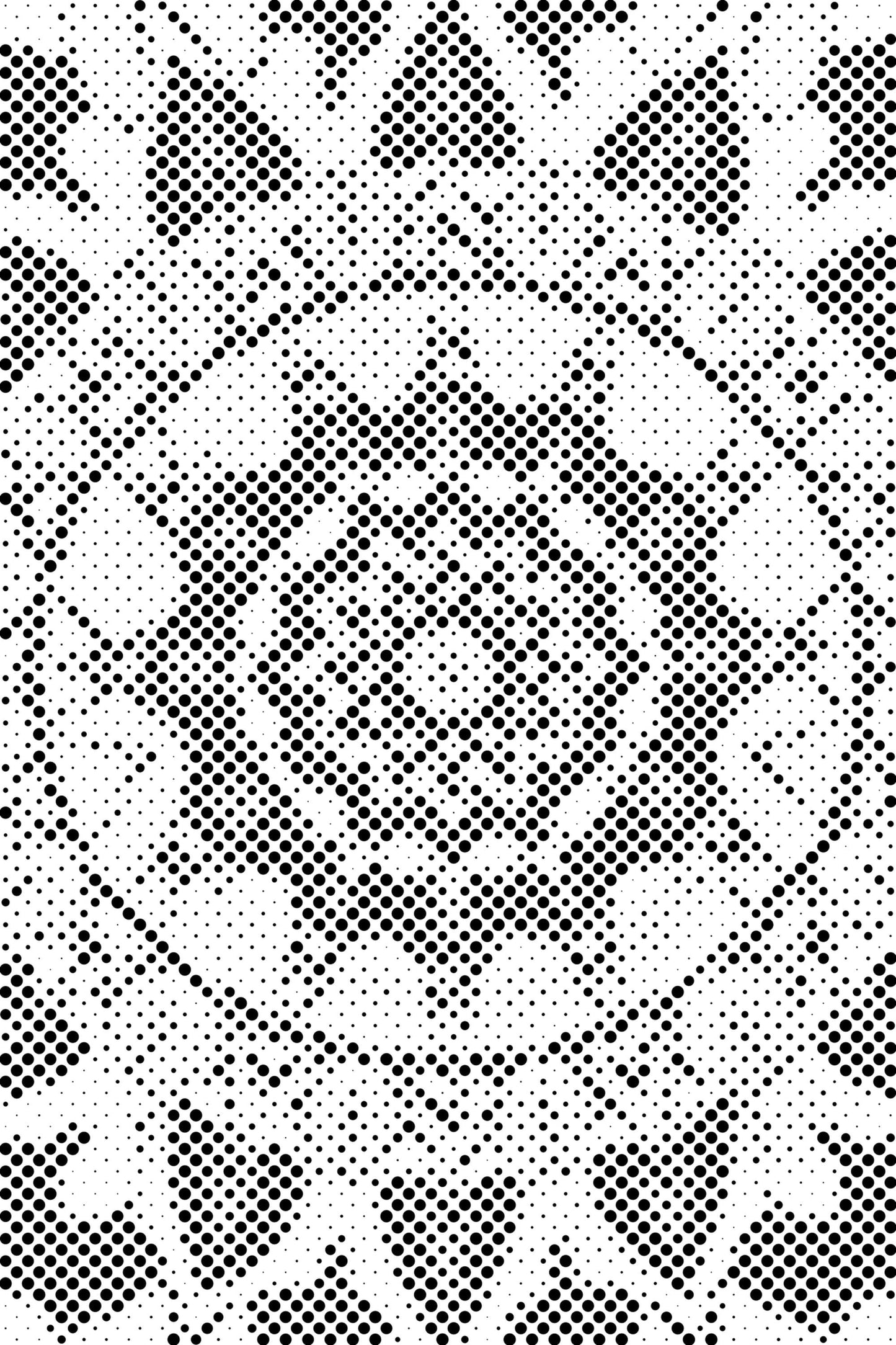 Mal-med-prikker -  Lilla Mandala