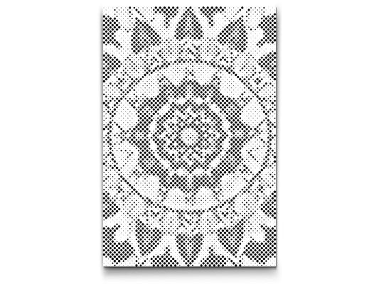Mal-med-prikker -  Lilla Mandala
