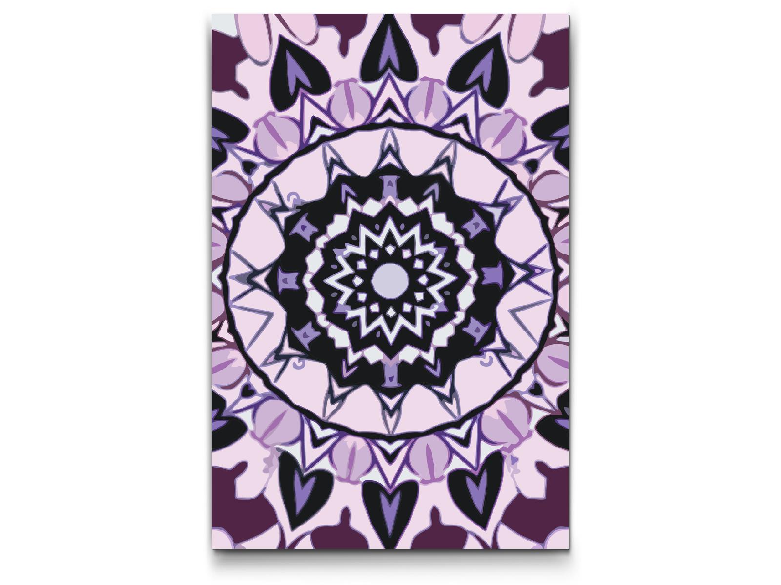 Paint by Numbers - Lilla Mandala