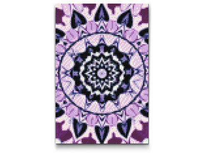Diamond Painting - Lilla Mandala