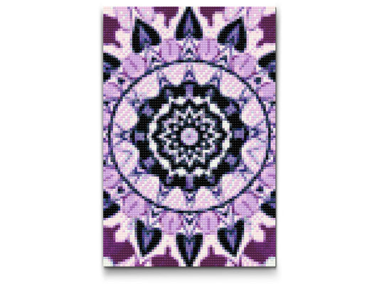 Diamond Painting - Lilla Mandala