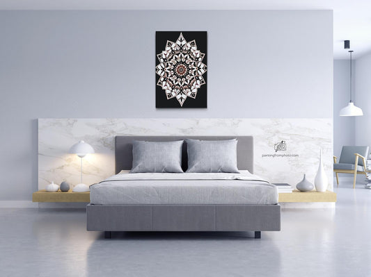 Paint by Numbers - Skygge-Mandala