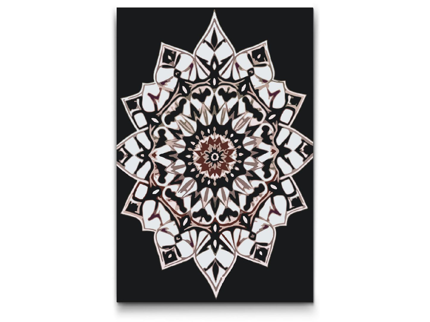 Paint by Numbers - Skygge-Mandala