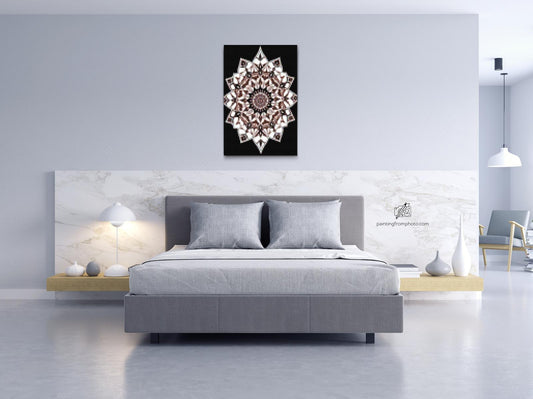 Diamond Painting - Skygge-Mandala