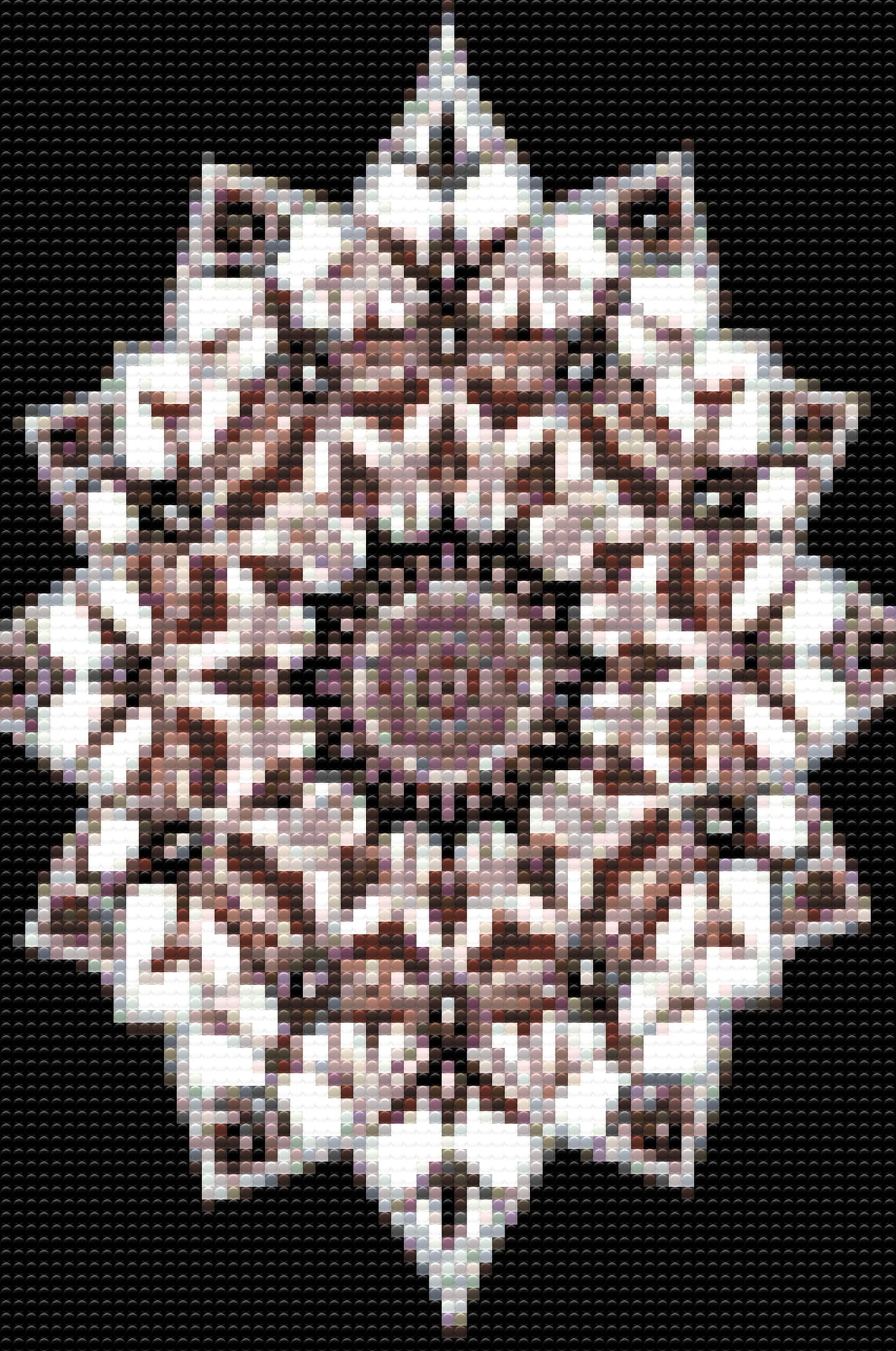 Diamond Painting - Skygge-Mandala