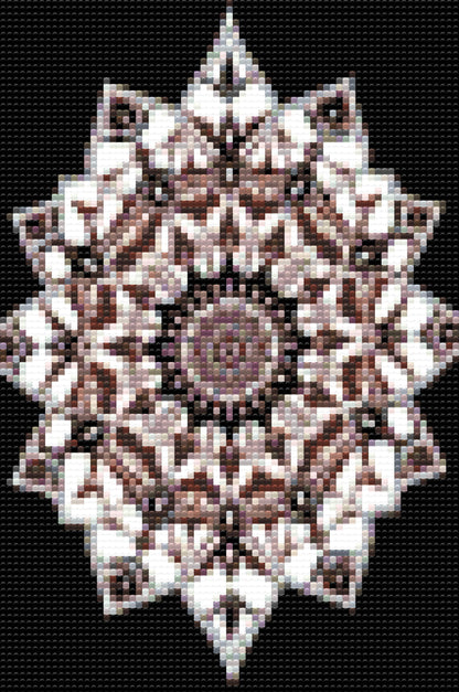 Diamond Painting - Skygge-Mandala