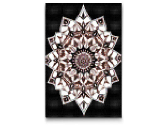 Diamond Painting - Skygge-Mandala