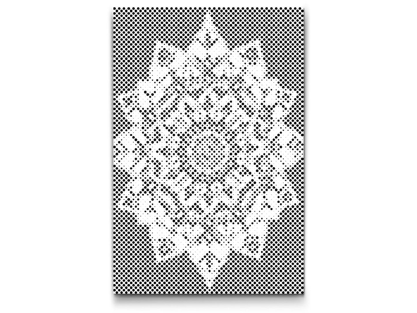 Mal-med-prikker -  Skygge-Mandala