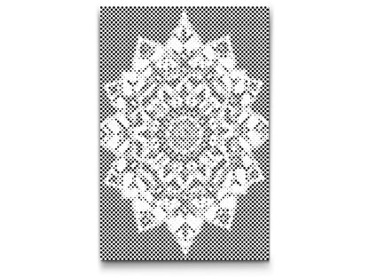 Mal-med-prikker -  Skygge-Mandala